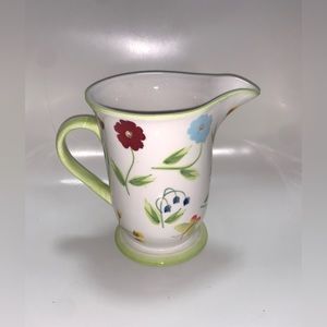 Vintage Emma BIA Hand Painted Floral Pitcher